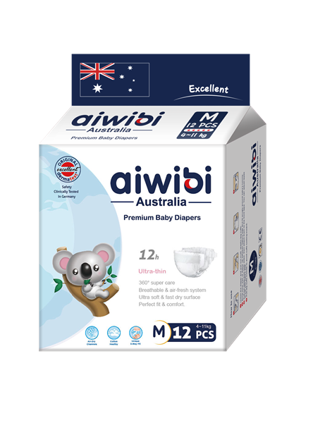 Tã dán em bé cao cấp Aiwibi 07 -M12x20