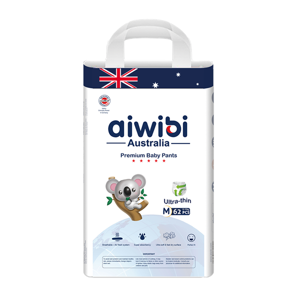 Tã quần em bé cao cấp Aiwibi 17 -M62x4