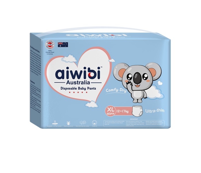 Tã quần em bé cao cấp Aiwibi 16 -XL40x6