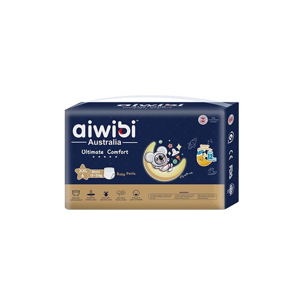 Tã quần em bé cao cấp Aiwibi 18 -XXL36x5