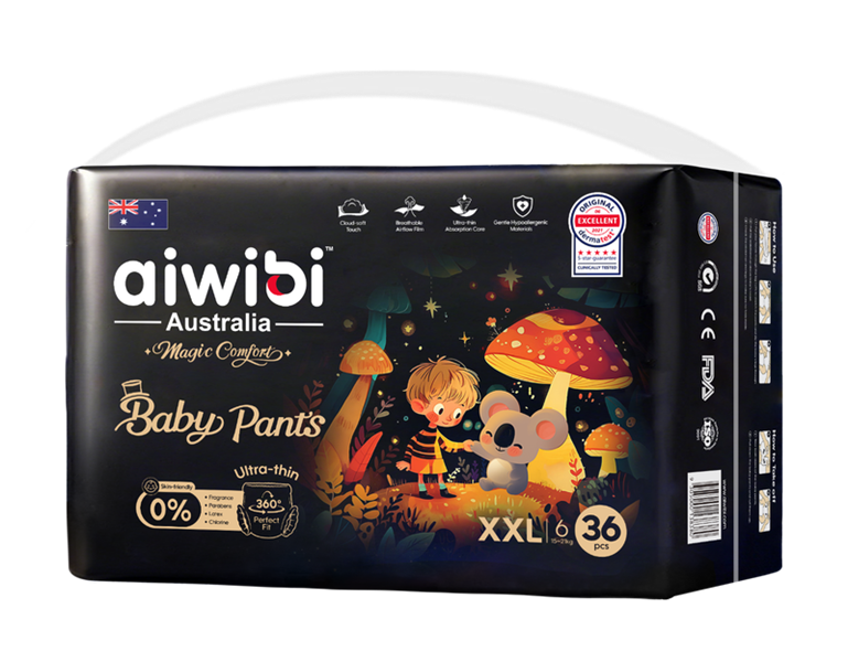 Tã quần em bé cao cấp Aiwibi Magic Comfort 69 -XXL36x3