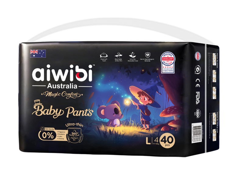 Tã quần em bé cao cấp Aiwibi Magic Comfort 69 -L40x3