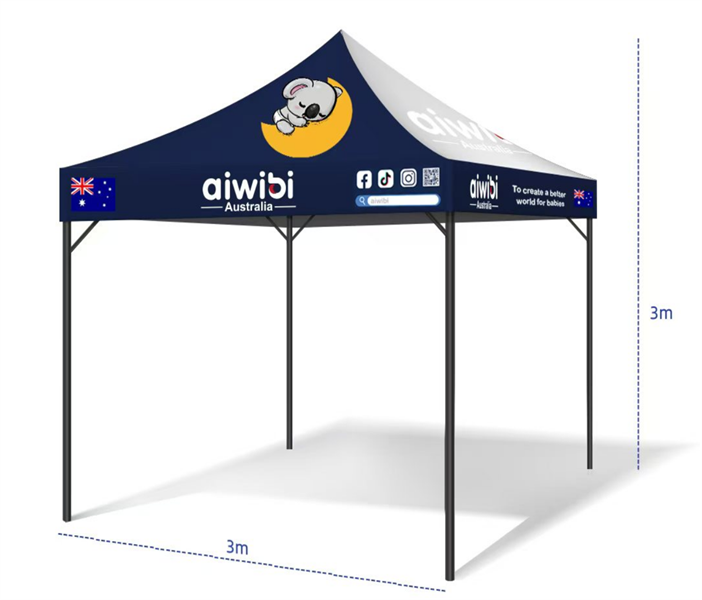 Lều ngoài trời Aiwibi kèm khung, kích thước: 3*3 x 3m