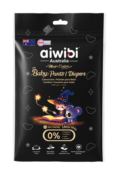 Túi zip đóng gói dùng thử Aiwibi (màu đen)
