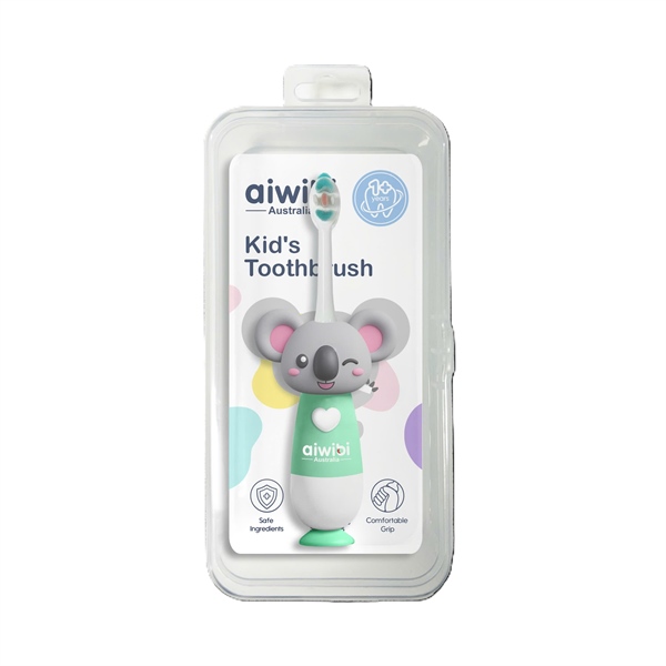 Bàn chải đánh răng em bé Aiwibi (Xanh)