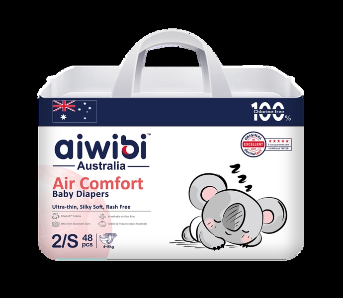 Tã dán em bé cao cấp Aiwibi Air Comfort 07A -S48x3