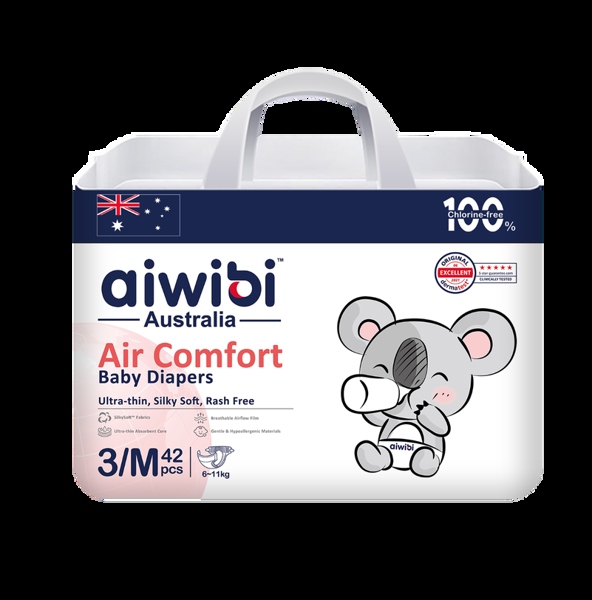 Tã dán em bé cao cấp Aiwibi Air Comfort 07A -M42x3
