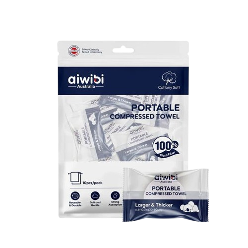 Khăn nén du lịch tiện lợi cao cấp Aiwibi 30*50cm- 10x100