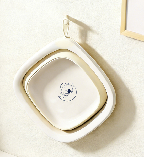 Chậu rửa mặt gấp gọn Aiwibi (Vàng)