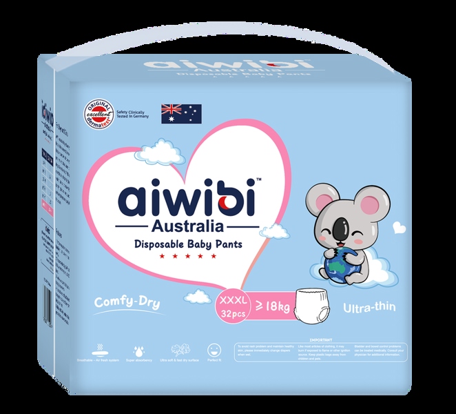Tã quần em bé cao cấp Aiwibi 16 -XXXL32x3