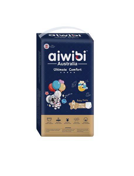 Tã quần em bé cao cấp Aiwibi 18 -M48x5