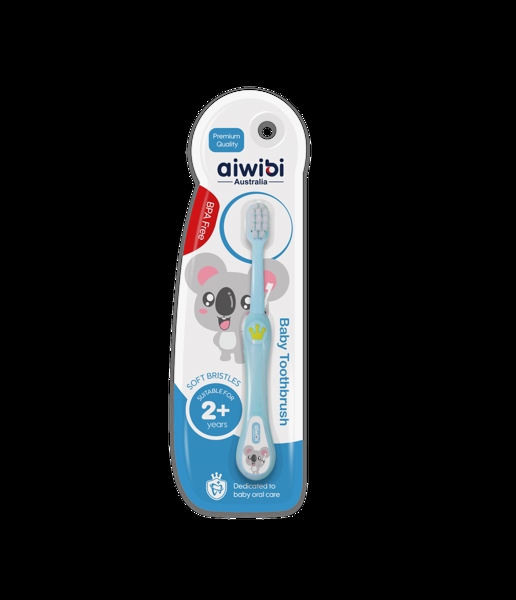 Bàn chải đánh răng trẻ em Aiwibi 2+ years (Xanh)