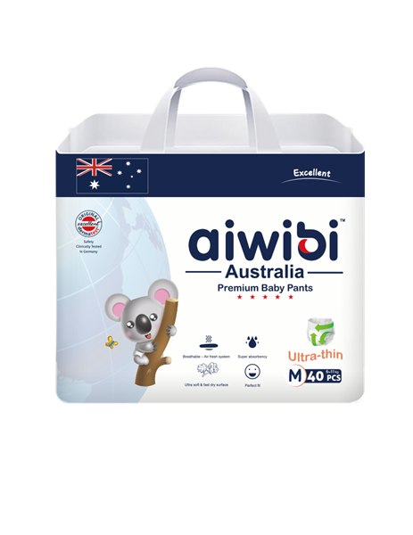 Tã quần em bé cao cấp Aiwibi 26A -M40x3