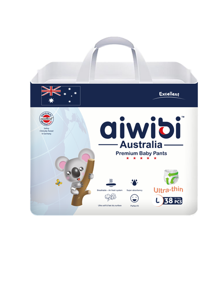 Tã quần em bé cao cấp Aiwibi 26A -L38x3